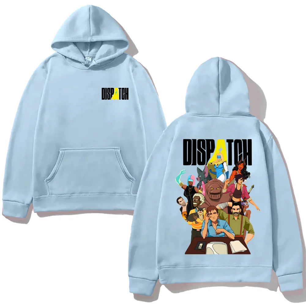 Dispatch Team Hoodie Turquoise Blue