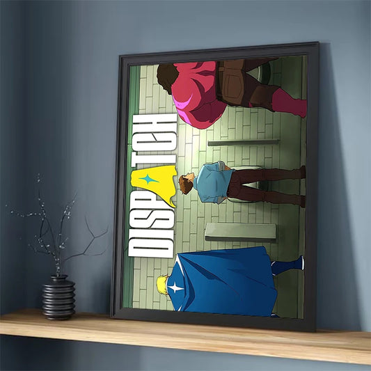 Dispatch Bathroom Lineup Poster